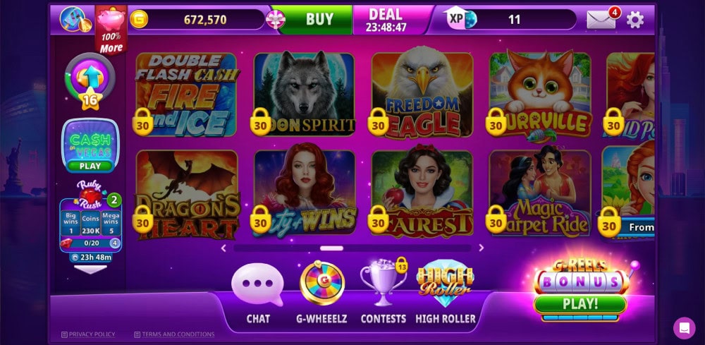 Gambino Slots Lobby