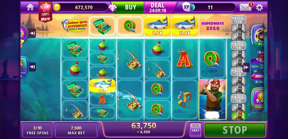 Gambino Slots Salmon Spree Superways - Catch & Respins