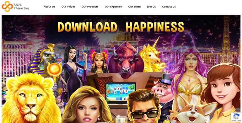 Spiral Interactive Homepage