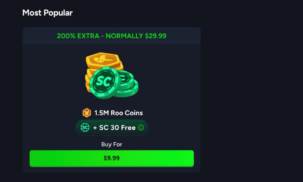 Roo Vegas Deposit Bonus