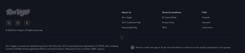 Roo Vegas Footer