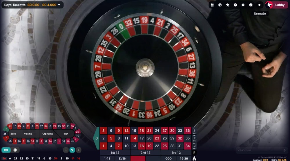 Roo Vegas Royal Roulette