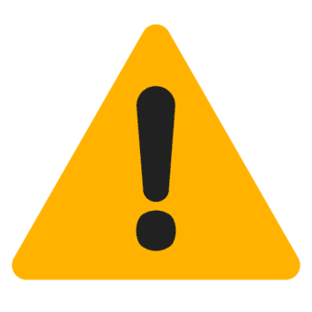 warning triangle icon